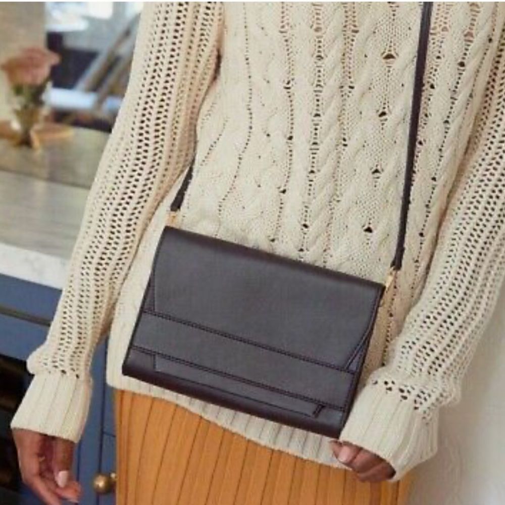 Summer & Rose New Celine Crossbody Black